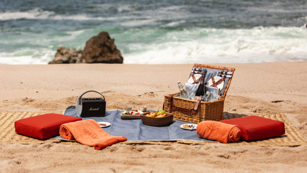 picnic on beach